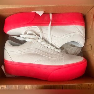 Vans Old Skool Stacs cream & pink
